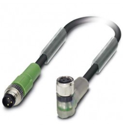 Kabel czujnika/urządzenia wykonawczego - SAC-3P-M 8MS/3,0-PVC/M 8FR-2L - 1415899
