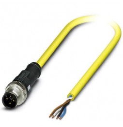 Kabel czujnika/urządzenia wykonawczego - SAC-4P-MS/ 5,0-547 SCO BK - 1424896