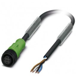 Kabel czujnika/urządzenia wykonawczego - SAC-4P-10,0-PUR/M12FS P - 1442502
