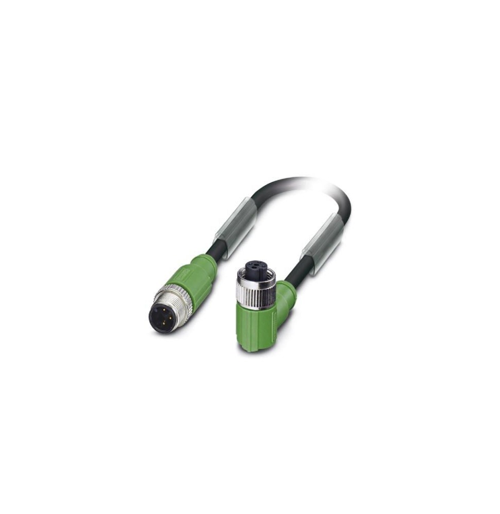 Kabel czujnika/urządzenia wykonawczego - SAC-3P-M12MS/ 0,6-PUR/M12FR SH - 1500936