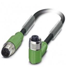 Kabel czujnika/urządzenia wykonawczego - SAC-4P-M12MS/ 3,0-PUR/M12FR SH - 1500994