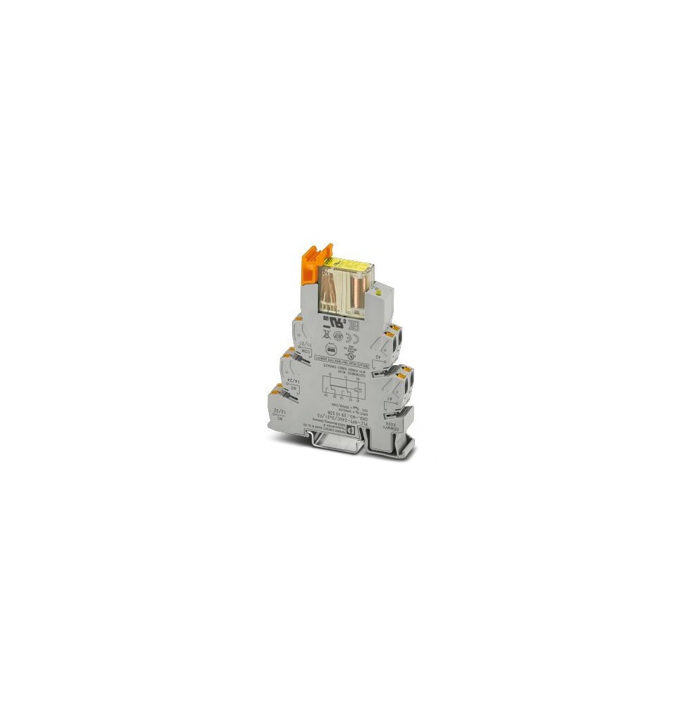 Przekaźnik interfejsowy serii PLC-RPT 2P 24 V AC/DC 6 A PLC-RPT-24UC/2X21/FG