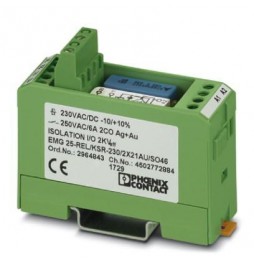 Przekaźnik interfejsowy serii EMG 2P 230 V AC/DC 0,5 A 25-REL/KSR-230/2X21AU/SO46