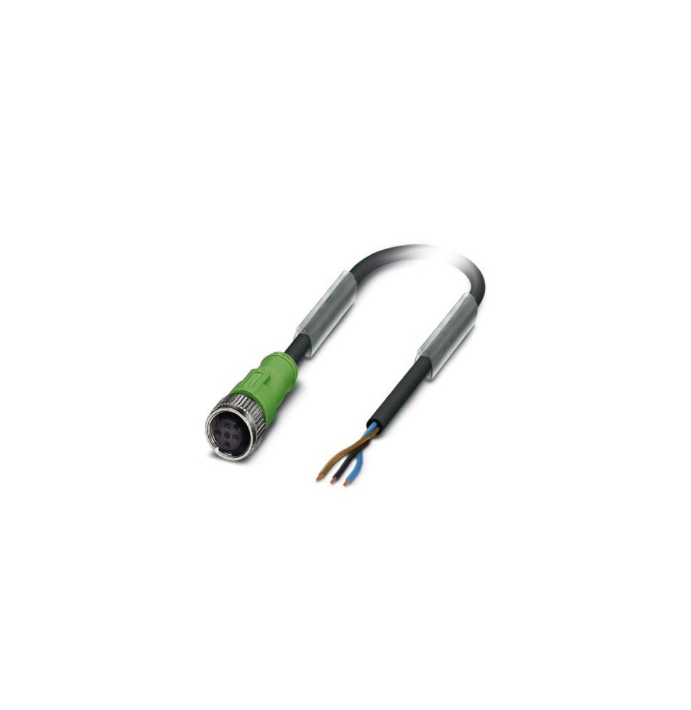 Kabel czujnika/urządzenia wykonawczego - SAC-3P- 5,0-PUR/M12FS B - 1668098