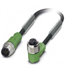 Kabel czujnika/urządzenia wykonawczego - SAC-5P-M12MS/0,6-PUR/M12FR - 1681635