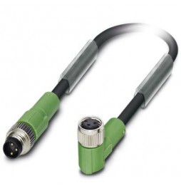 Kabel czujnika/urządzenia wykonawczego - SAC-3P-M 8MS/3,0-PUR/M 8FR - 1681978